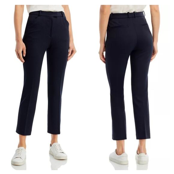 BOSS Tatiani Straight Leg Pants Deep Navy size US 12 - Picture 1 of 8